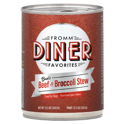 Fromm Diner Favorites Bud's Beef & Broccoli Stew Food for Dogs 12.5 oz