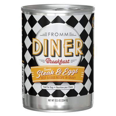 Fromm Dog Diner Breakfast Sam's Steak & Eggs 12.5oz