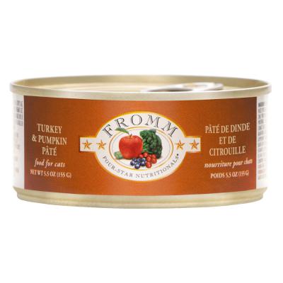 Fromm Four-Star Cat Turkey & Pumpkin Pate 5.5 oz.