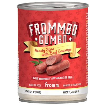 Fromm Frommbo Gumbo Hearty Stew with Beef Sausage 12.5 oz