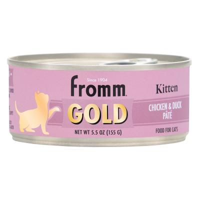 Fromm Gold Chicken Duck Kitten formula Pate 5.5 oz Cat Food Can