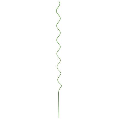 Gardener's Blue Ribbon Twisted Garden Stake 60 in. L Steel Green Powder Coated