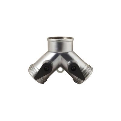 Melnor 2-Way Hose Connector W/Shutoff