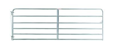 12 ft. x 50 in. Galvanized 6-Bar Tube Gate