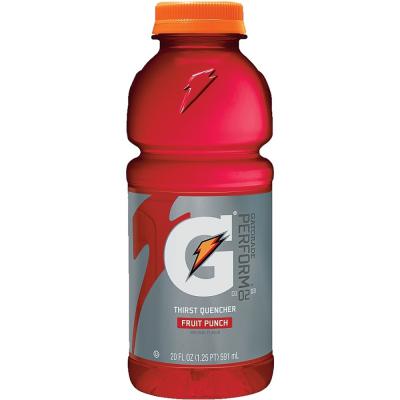 Gatorade Thirst Quencher Sports Drink Fruit Punch Flavor 20 oz. Bottle