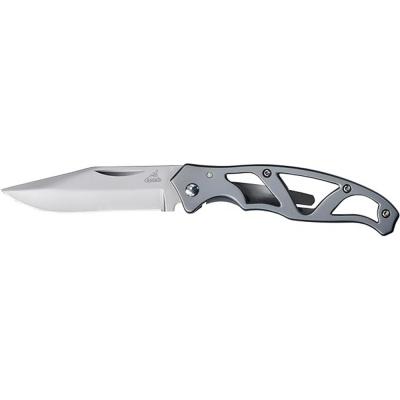 Gerber Gear Paraframe Mini Small Pocket Knife with 2.2 in. Plain Edge Blade Folding Knife with Safety Lock EDC Gear Stainless Steel