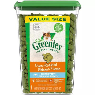 Greenies Dental Cat Treats Oven-Roasted Chicken 9.75 oz.