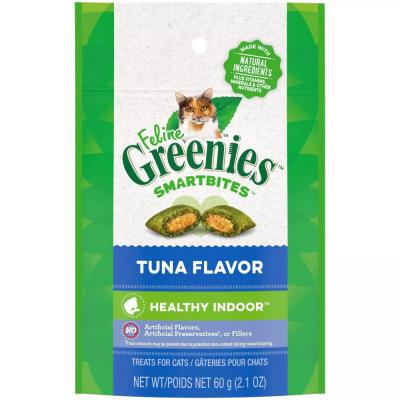 Greenies SmartBites Healthy Indoor Tuna Flavor Cat Treats 2.1 oz.