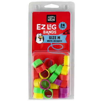 Happy Hen EZ Leg Bands Writeable Medium 24 Count