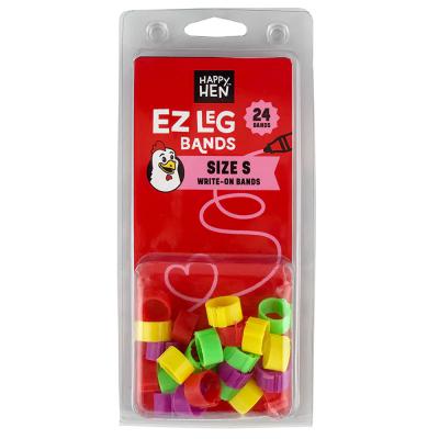 Happy Hen EZ Leg Bands Writeable Small 24 Count