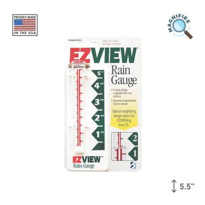 EZ View Rain Guage White 5 in.