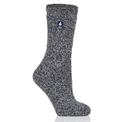 Heat Holders Women's Socks 5-9 Blk/Lgr