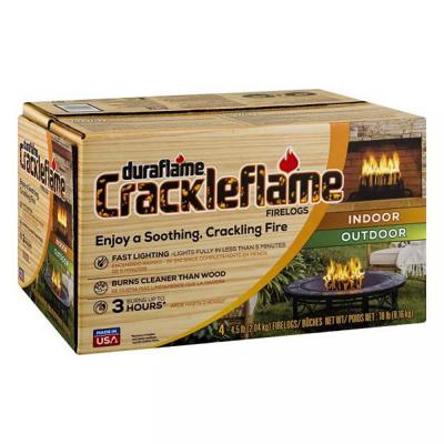 Duraflame Crackleflame Firelogs 3 Hour 4 Count