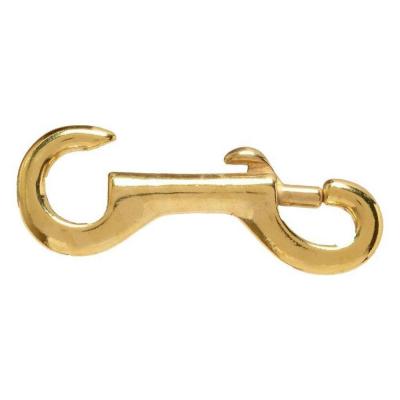 Henssgen Open Eye Bolt Snap 5/8 in. Brass