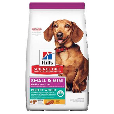 Hill's Science Diet Adult Perfect Weight Small & Mini Chicken Recipe Dog Food 4 lb.