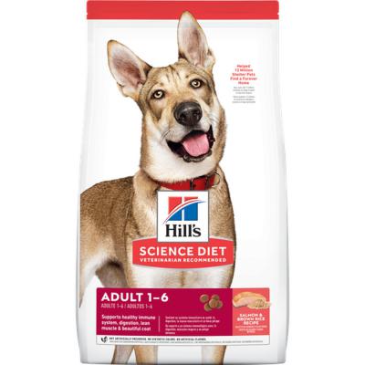 Hill's Science Diet Adult Salmon & Brown Rice Recipe Dog Food 14 lb.