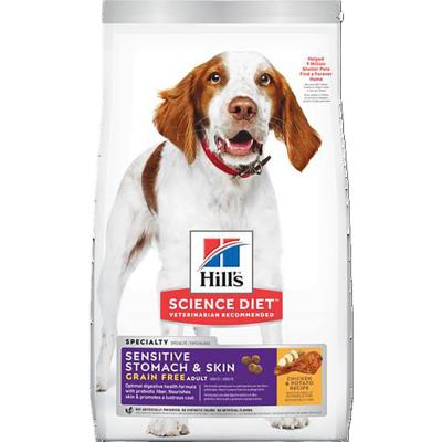 Hill's Science Diet Adult Sensitive Stomach & Skin Grain Free Chicken & Potato Recipe Dog Food 24 lb.