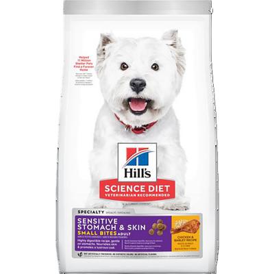 Hill's Science Diet Adult Sensitive Stomach & Skin Small Bites 4 lb.