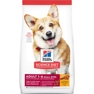 Hill's Science Diet Adult Small Bites Chicken & Barley Recipe Dog Food 35 lb.