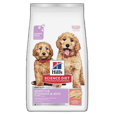 Hill's Science Diet Puppy Sensitive Stomach & Skin Salmon & Brown Rice Recipe 4 lb.