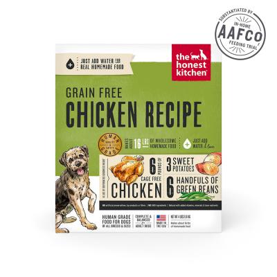 Honest Kitchen Chicken Recipe Grain Free Dehydrated Dog Food 2 lb.