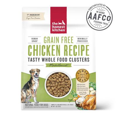 Honest Kitchen Grain Free Chicken Recipe Clusters Dog Food 1 lb.