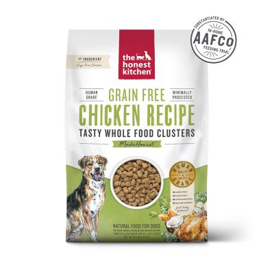 Honest Kitchen Grain Free Chicken Recipe Clusters Dog Food 20 lb.