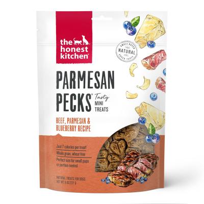 Honest Kitchen Parmesan Pecks Beef, Parmesan & Blueberry Recipe Dog Treats 8 oz.