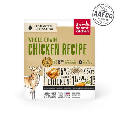 Honest Kitchen Whole Grain Chicken Recipe Dehydrated Dog Food 4 lb.