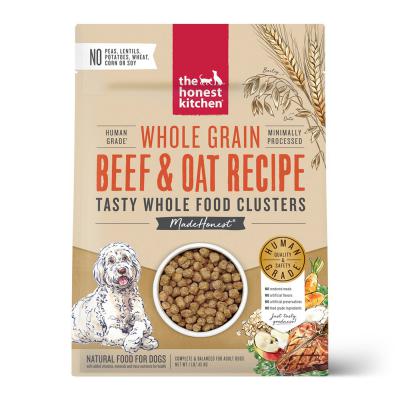 Honest Kitchen Whole Grain Clusters Beef & Oat Dry Dog Food 1 lb.