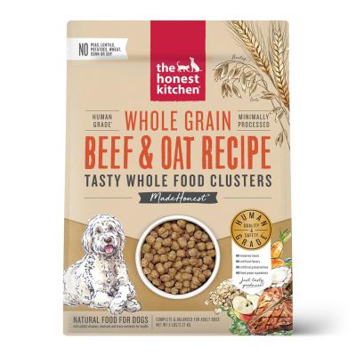 Honest Kitchen Whole Grain Clusters Beef & Oat Dry Dog Food 5 lb.