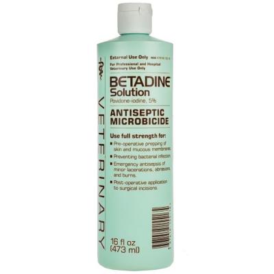 Betadine Solution Antiseptic Microbicide 16 oz.