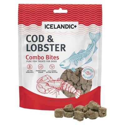 Icelandic+ Combo Bites Pure Fish Treats For Dogs Cod/Lobster 3 oz.