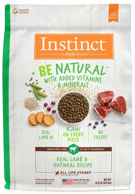 Instinct Be Natural Lamb & Oatmeal 24 lb.