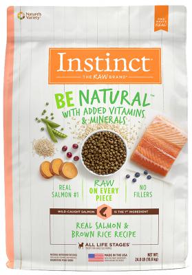 Instinct Be Natural Salmon & Rice 24 lb.