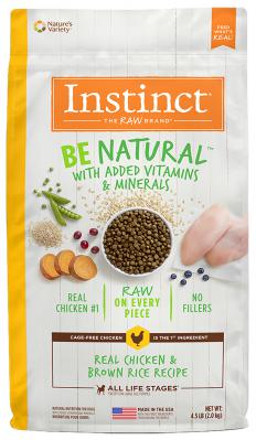 Instinct Be Natural Chicken & Rice 4.5 lb.