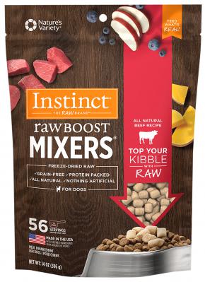 Instinct Raw Boost Mixers Beef 14 oz.