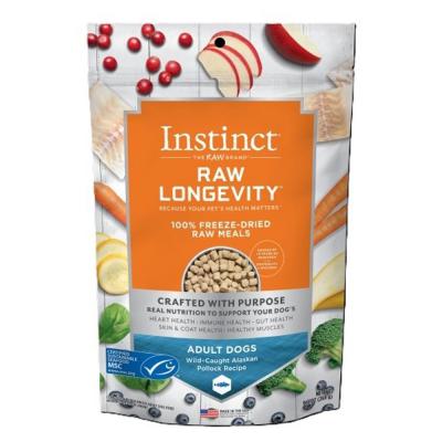 Instinct Dog Raw Longevity Freeze-Dried Meals Adult Pollock 9.5 oz.