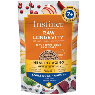 Instinct Dog Raw Longevity Freeze-Dried Meals Chicken Adult 7+ 5 oz.