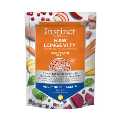 Instinct Frozen Bites Longevity Age 7+ Chicken 4 lb.