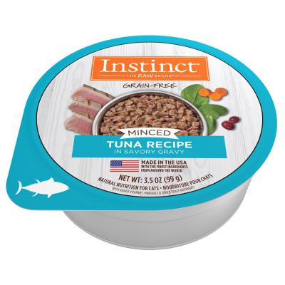 Instinct Grain Free Minced Recipe with Real Tuna Natural Wet Cat Food 3.5 oz.