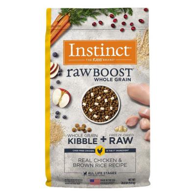 Instinct Rawboost Whole Grain Chicken 20lb.