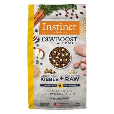 Instinct Rawboost Whole Grain Chicken 4.5lb.