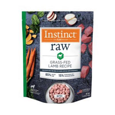 Instinct Raw Frozen Bites Grass-Fed Lamb Recipe Dog Food 2.7 lb.