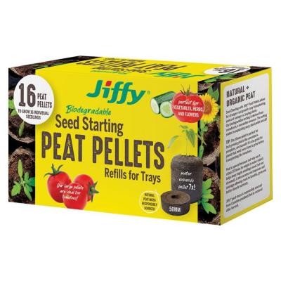 Jiffy Peat Pellets Refill 50 mm 16ct