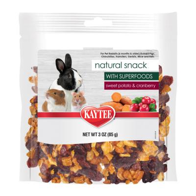 Kaytee Natural Snack with Superfoods Sweet Potato & Cranberry 3 oz.