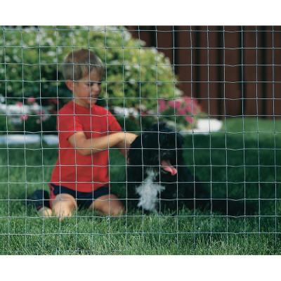 Keystone Wire Red Brand Kennel Fence 100 ft. L 48 in. H 2 x 2 in. Mesh 16 Gauge Galvanized