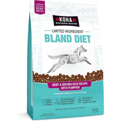 Koha Limited Ingredient Bland Diet Beef & White Rice Recipe Wet Dog Food 20 lb.