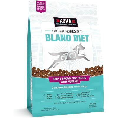 Koha Limited Ingredient Bland Diet Beef & White Rice Recipe Wet Dog Food 3.5 lb.