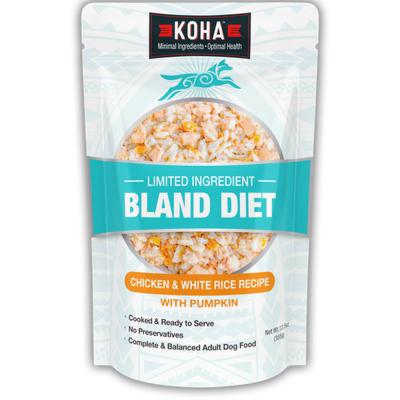 Koha Limited Ingredient Bland Diet Chicken & White Rice Recipe Wet Dog Food 12.5 oz.